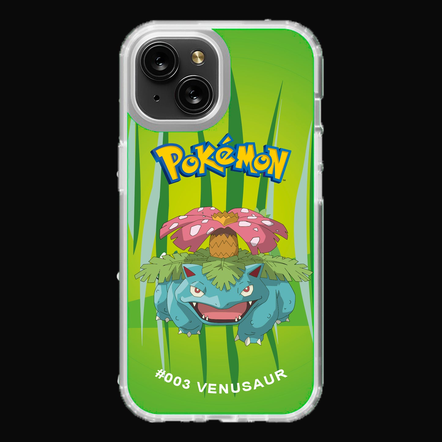 Funda Lenticular 3D Pokémon Balbasaur-Venusaur