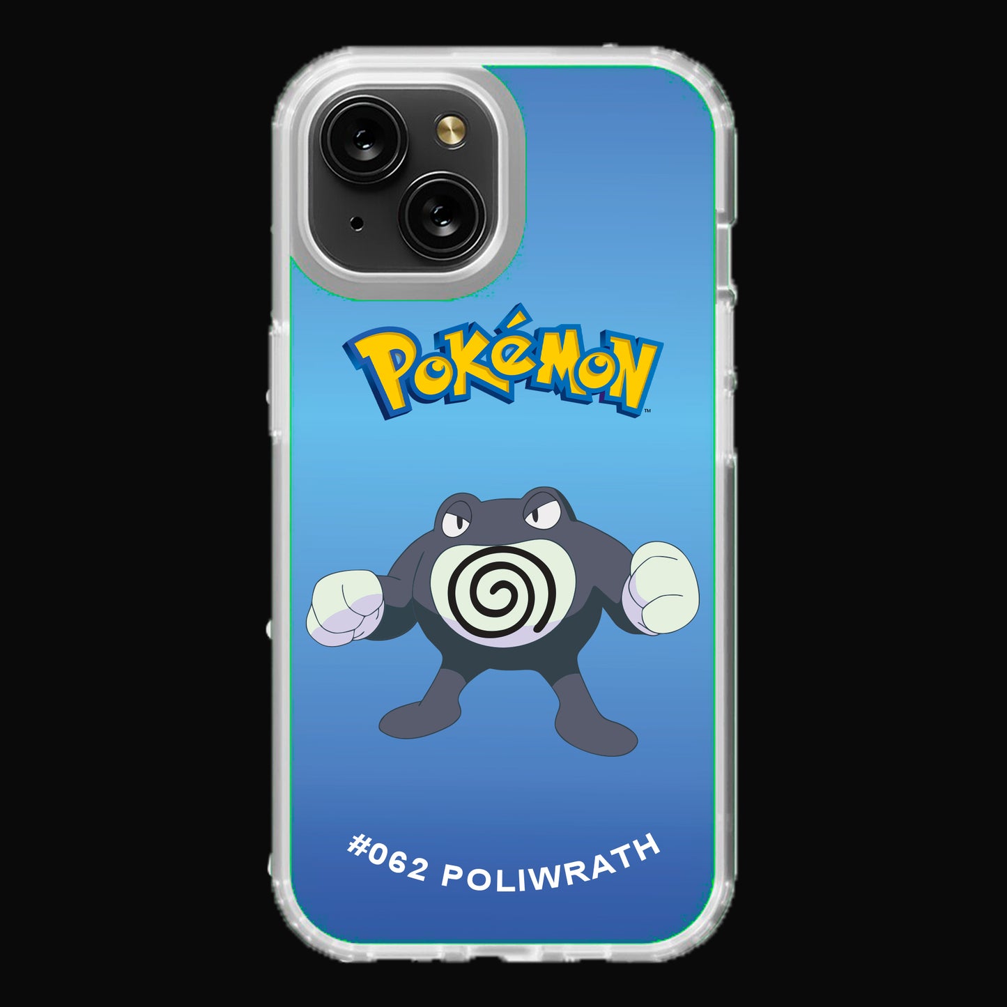 Funda Lenticular 3D Poliwag-Poliwrath